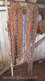 Lot of 3 Various Size Chains