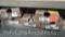 Lot on Shelf of Various Syrup Drink Mix