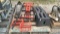 Lot on Pallet of Set of Cast Plastic Ramps, Floor Jack, MoJack Wheel Dolly
