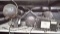 Lot on Shelf of Odyssey Flash Bang Light, Unknown Brand Projection Strobe Light