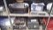 Lot on 2 Shelves of Various Printers, PC's, G-Force Graphics Card