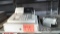 Lot on Shelf of Casio PCR-260 Register & Pencil Sharpener