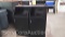 Lot of 2 Cabinet Style Trash Receptacles