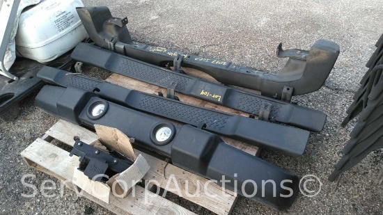 Lot of Bumper & Side Rails for 2017 Jeep Wrangler Limited Sport