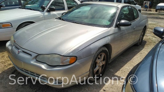2005 Chevrolet Monte Carlo Passenger Car, VIN # 2G1WW12E559202233