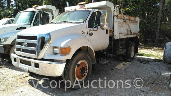 2005 Ford F-750 6-Yd Dump Truck, VIN # 3FRXF75G25V126874