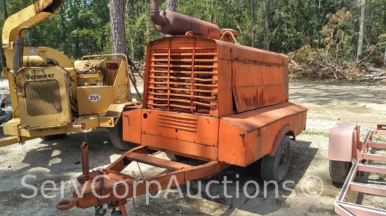 Big Air Compressor on Homemade Trailer, No Info, Not Titled