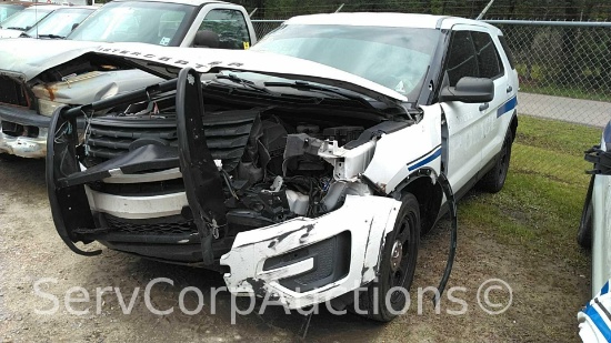 2016 Ford Explorer Multipurpose Vehicle (MPV), VIN # 1FM5K8AT7GGD16970 No Key