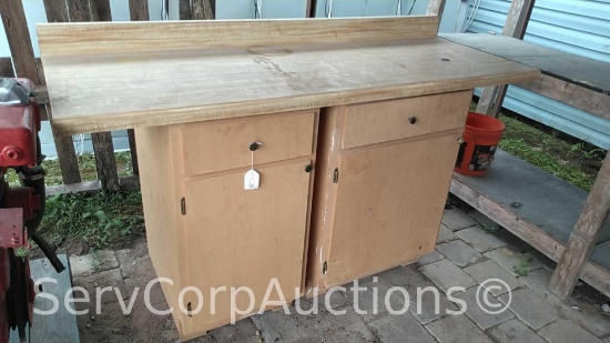 68" Counter Top with 2 Cabinets