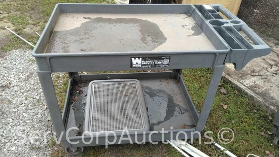 Wen 4-Wheel 500-Lb Capacity Service Cart