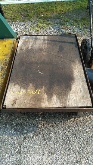 42" X 29" 4-Wheel Dolly, Missing Handle