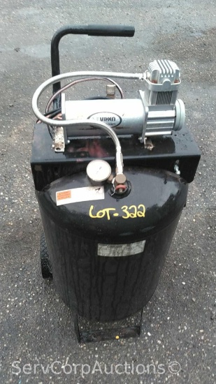 Vixen 12-Volt DC Air Compressor Fabricated on a 21-Gallon Air Tank
