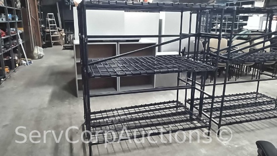 Lot of 2 Keg Racks 60" X 18" X 64"