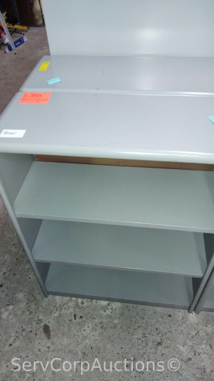 Lot of (2) 32"x13"x39" Book Cases/Shelving (Seller: City of Slidell)