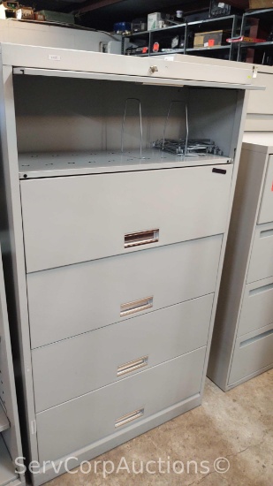 Lot of 2 Lateral 5-Drawer File Cabinets (Seller: City of Slidell)