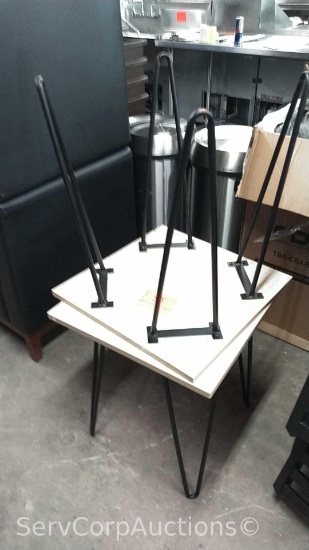 Lot of (2) 19"x19" End Tables