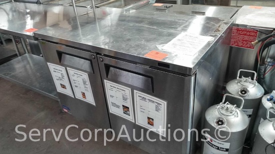 Turbo Air MUR-48-N 2-Door Under Counter Refrigerator