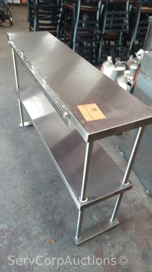 48" Stainless Over Shelf