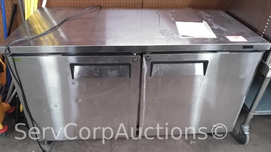 Turbo Air MUF-60-N 2-Door Under Counter Freezer
