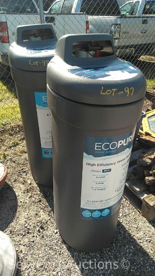 Lot of 2 Ecopure Water Softener