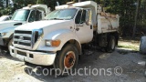 2005 Ford F-750 6-Yd Dump Truck, VIN # 3FRXF75G25V126874