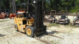Caterpillar Model V40D Forktruck, 4000#, Runs, Has Oil Leak, Weak Battery, 4662 Hours, S/N 3EC4555,