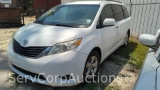 2012 Toyota Sienna Van, VIN # 5TDKK3DC1CS225246