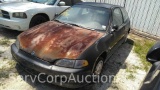 1994 Honda Civic Passenger Car, VIN # 2HGEH2367RH526159 No Key