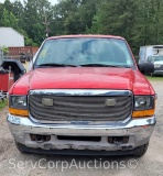 2001 Ford F-250 Pickup Truck, VIN # 1FTNW20LX1EC05422 Salvage