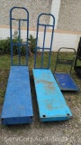 Lot of 3 Various 4-Wheel Dollies