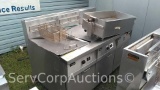 Fry Master Filter Magic II Commercial 2-Well Gas Deep Fryer with Filtering Pan (Seller: St. Tammany