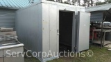 Kolpak Walk In Cooler with Kolpak Condenser/Blower Fans, Condenser was Pumped Down, Outside