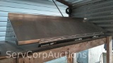 Lot on Shelf of 4' Stainless Shelf with Mounted Ticket Holder Attached