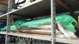 Lot on 2 Shelves of 2 Sets of Truck Running Boards & Hardware