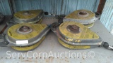 Lot on Shelf of 4 Dyna Lock 50-Ft Self Retracting Lanyards, Needs Recertification