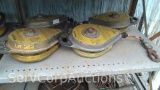 Lot on Shelf of 4 Dyna Lock 50-Ft Self Retracting Lanyards, Needs Recertification