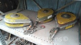 Lot on Shelf of 3 Dyna Lock 50-Ft Self Retracting Lanyards, Needs Recertification