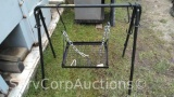 Small Black Planter Swing