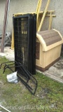 Lot of Collapsible Dog Kennel & Plastic Dog House