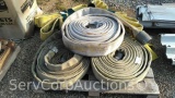 Lot on Pallet of Various Single Jacket Discharge Hoses