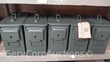 Lot on 2 Shelves of 5 New Ammo Cans/Boxes