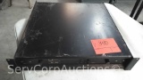 Lot on Shelf of QSC MX 1500 Dual Monaural Amplifier