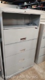 Lot of 2 Lateral 5-Drawer File Cabinets (Seller: City of Slidell)
