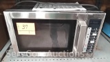 Lot on Shelf of Amana Commercial Microwave