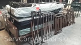 Lot of 7 Hospital Bed Frames with 5 Mattresses