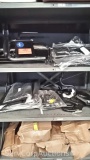 Lot on 3 Shelves of Various Bedline Wheelchair Parts