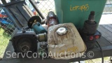Lot of Various Small Engine Parts, Makita Polisher, Milwaukee Angle Grinder