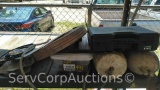 Lot of Boat Bumper, LSU Sign, AV Jacks, Sockets, Concrete Trowels