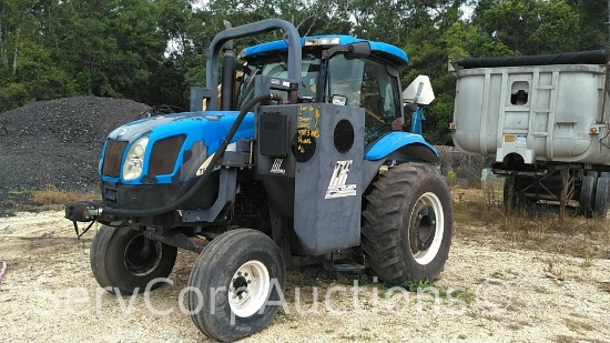 2005 New Holland T6020, 4883 Hours, Runs, A/C, Side Boom, Can't Get VIN, Did Not Move, Unit 66-080