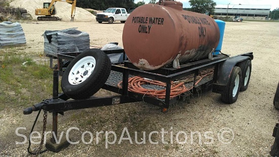 2001 Pullers Pride 16-Ft Portable Water Tank Utility Trailer - No Title, "PARTS ONLY'